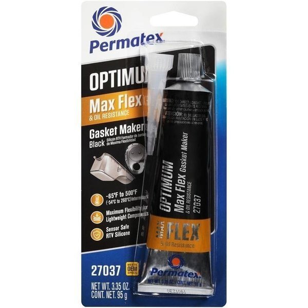 Gasket Maker, 335 oz Tube, Paste, Mild, Permatex, Mfr#: 27037